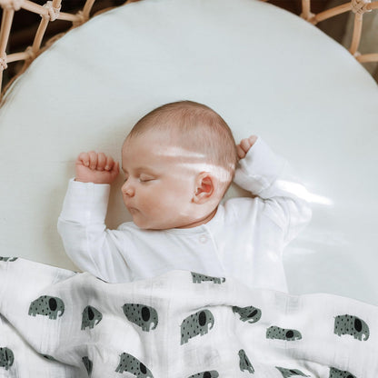 GLLQUEN Musselintücher für Babys, 6 Stück Spucktücher aus Baumwolle 70 cm x 70 cm, saugfähig und atmungsaktiv und ideal zum Reinigen, Abwischen und Abdecken von Neugeborenen