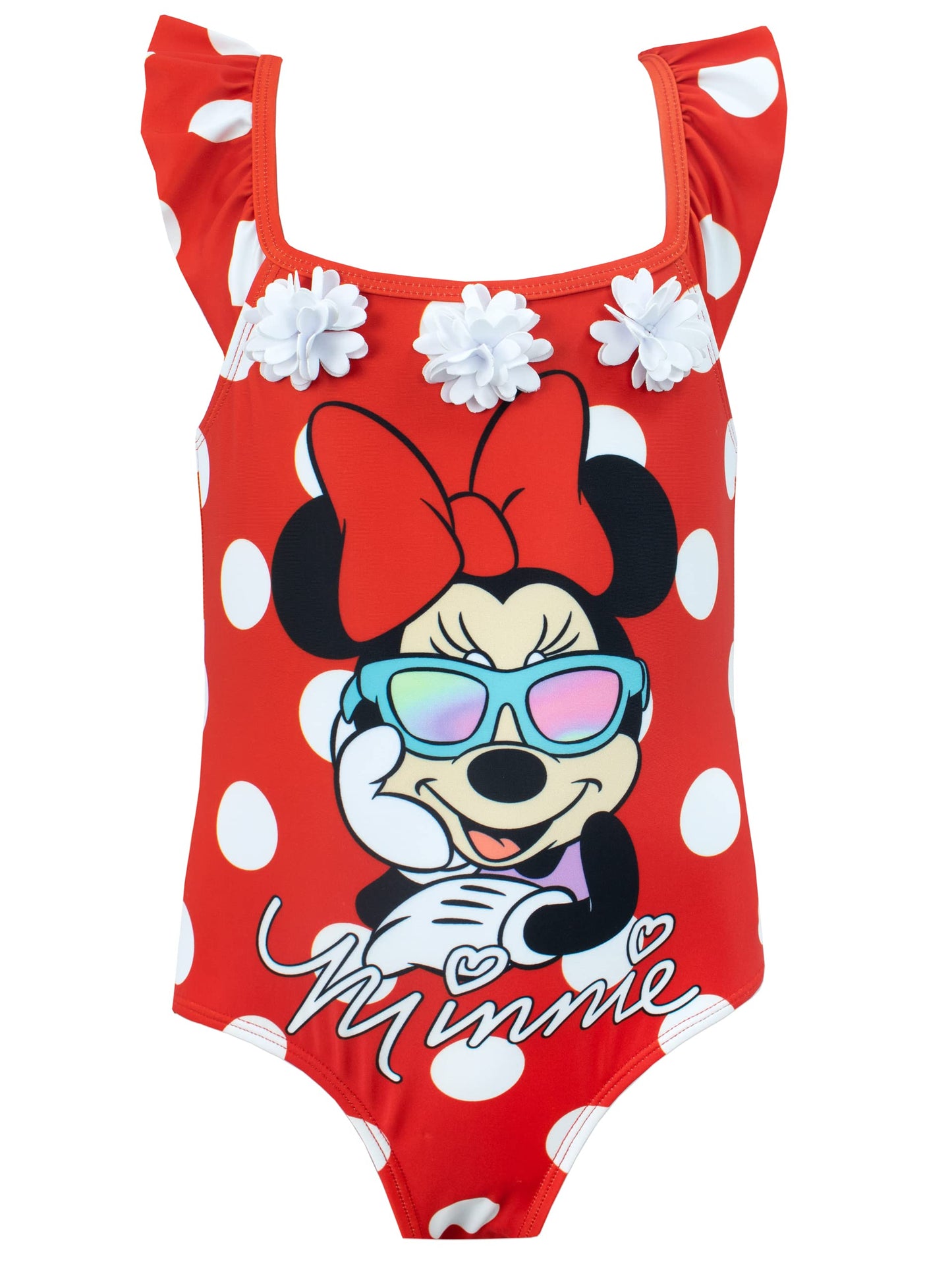 Disney Mädchen Minnie Maus Schwimmen Kostüm EIN Stück Badeanzug