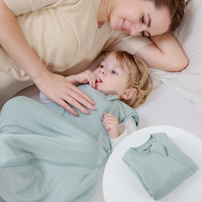 Mosebears Winter Sleeping Bag Baby 2.5 Tog, Bamboo Fibre Baby Sleeping Bag, Extremely Soft and Warm L (18-36 Months)
