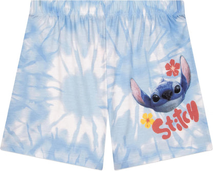 Disney Lilo und Stitch Schlafanzug, Pyjama Kurz Mädchen Schalfanzüge, Lilo and Stitch Schalfanzüge Für Mädchen