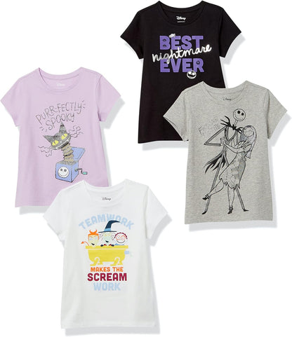 Essentials Disney | Marvel | Star Wars | Frozen | Princess Mädchen Kurzärmelige T-Shirts, Multi-Packs