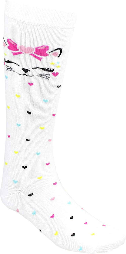 TupTam Girls' Knee-Length Socks, Patterned, Pack of 3
