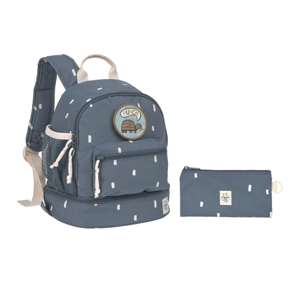 LÄSSIG Children's Backpack Nursery Bag with Chest Strap 6.5 L from 3 Years, Adventure Tractor, Kids Backpack