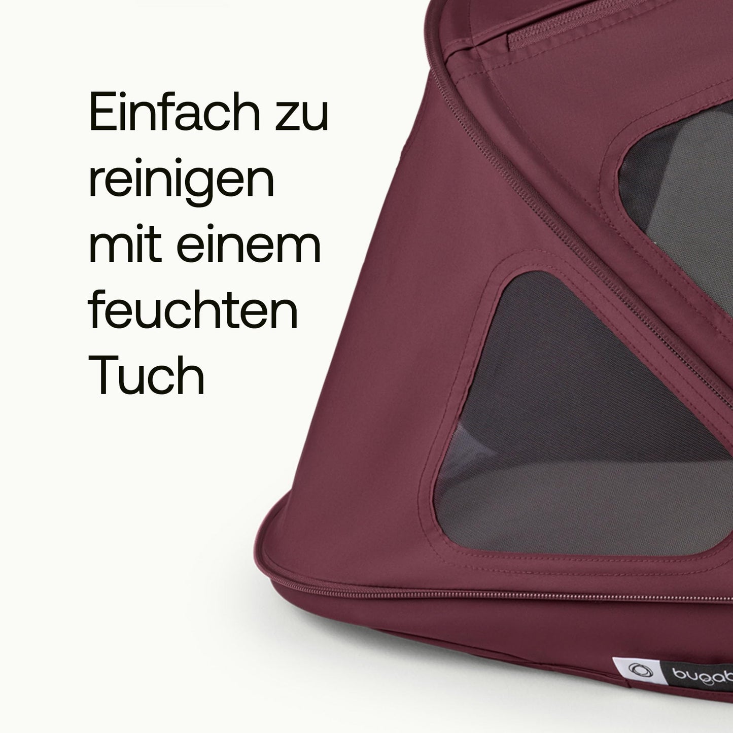 Bugaboo Dragonfly Sonnendach mit Lüftungsfenstern, ausziehbar für zusätzlichen und optimalen Sonnenschutz, wasserabweisend, Deep Indigo