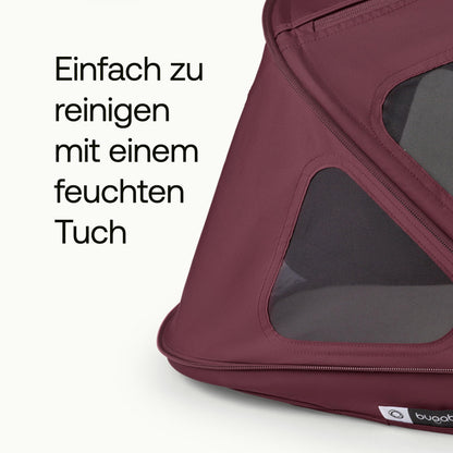 Bugaboo Dragonfly Sonnendach mit Lüftungsfenstern, ausziehbar für zusätzlichen und optimalen Sonnenschutz, wasserabweisend, Deep Indigo