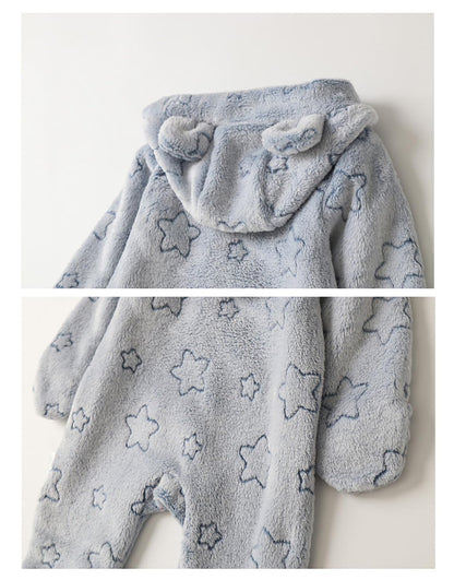 Baby-Overall für Mädchen, Jungen, Winter, Schneeanzug, 1-12 Monate, Fleecemantel, Jumpsuit, Pilot, Baby, Jungen, Mädchen