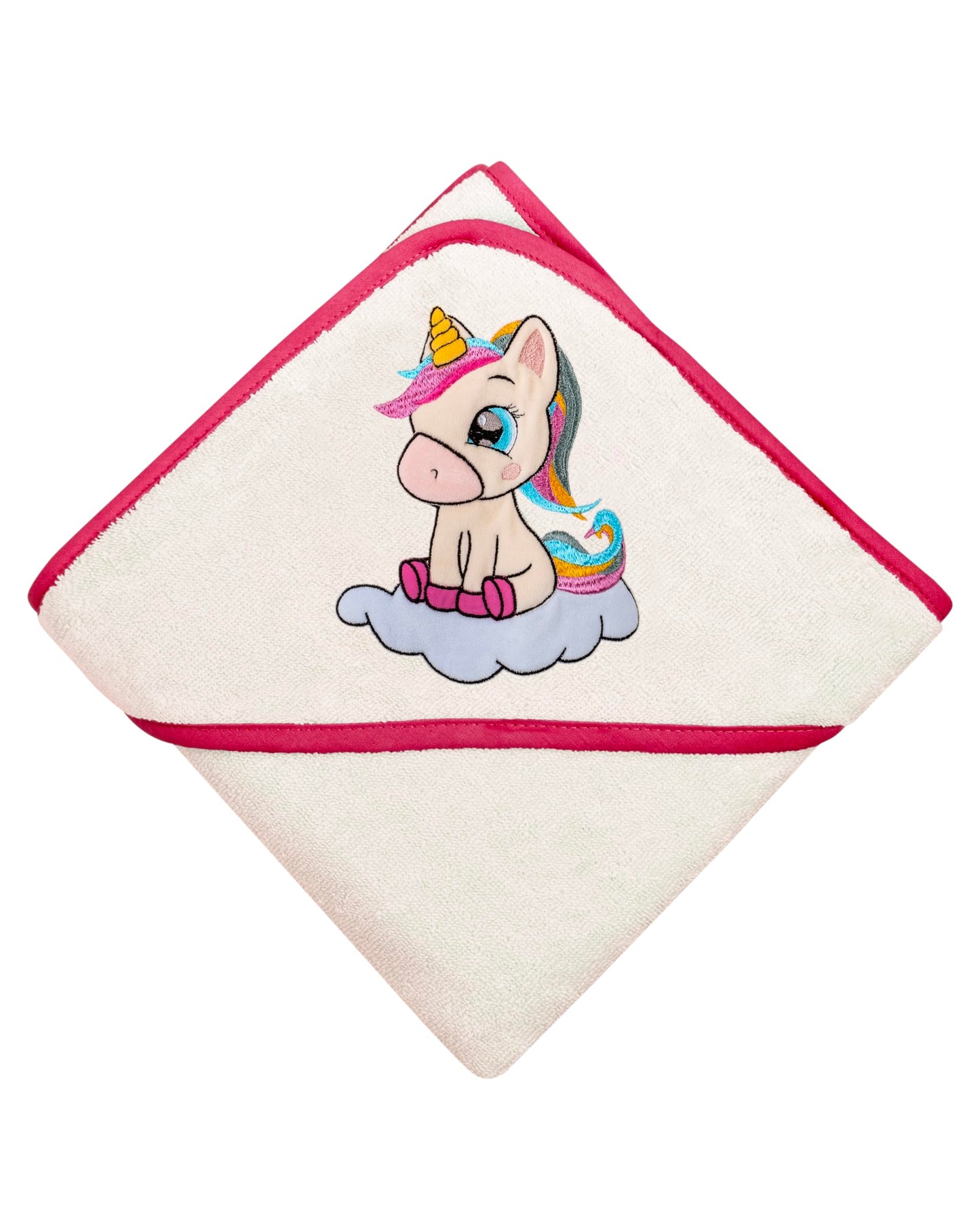 LAYNENBURG Premium Kapuzenhandtuch Baby - Badehandtuch aus 100% Baumwolle - Oeko TEX - Handtuch mit Kapuze für Neugeborene & Kinder - Badetuch, Babyhandtuch Mädchen, Jungen (Waschbär 80 x 80cm)