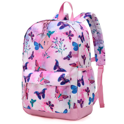 Rucksack für Mädchen, 4-6 Jahre, Schulrucksack mit Seitentaschen und Brustgurt, 127-Einhorn, one size, Niedlich