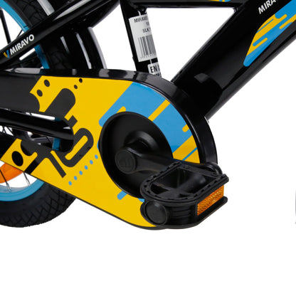 MIRAVO Kinderfahrrad Fahrrad Kinder Ab 2 Bis 8 Jahre Mit Stützrädern Schubstange V-Brake Bremsen Rückstrahl Aufkleber 12 16 20 Zoll Radgröße Korb Für Junge Spark - Meloni2