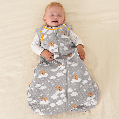 Looxii Baby Winter Sleeping Bag, Cotton, 2.5 Tog, Warm Winter Sleeping Bag, Soft Baby Sleeping Bag, Newborn in 6-12 Months, Perfect for Autumn, Winter