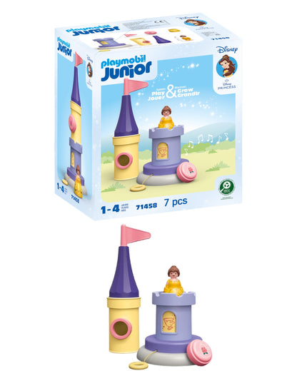 PLAYMOBIL JUNIOR | Disney | Cinderellas Schloss | nachhaltiges Spielzeug für Kinder ab 1 Jahr | 71457