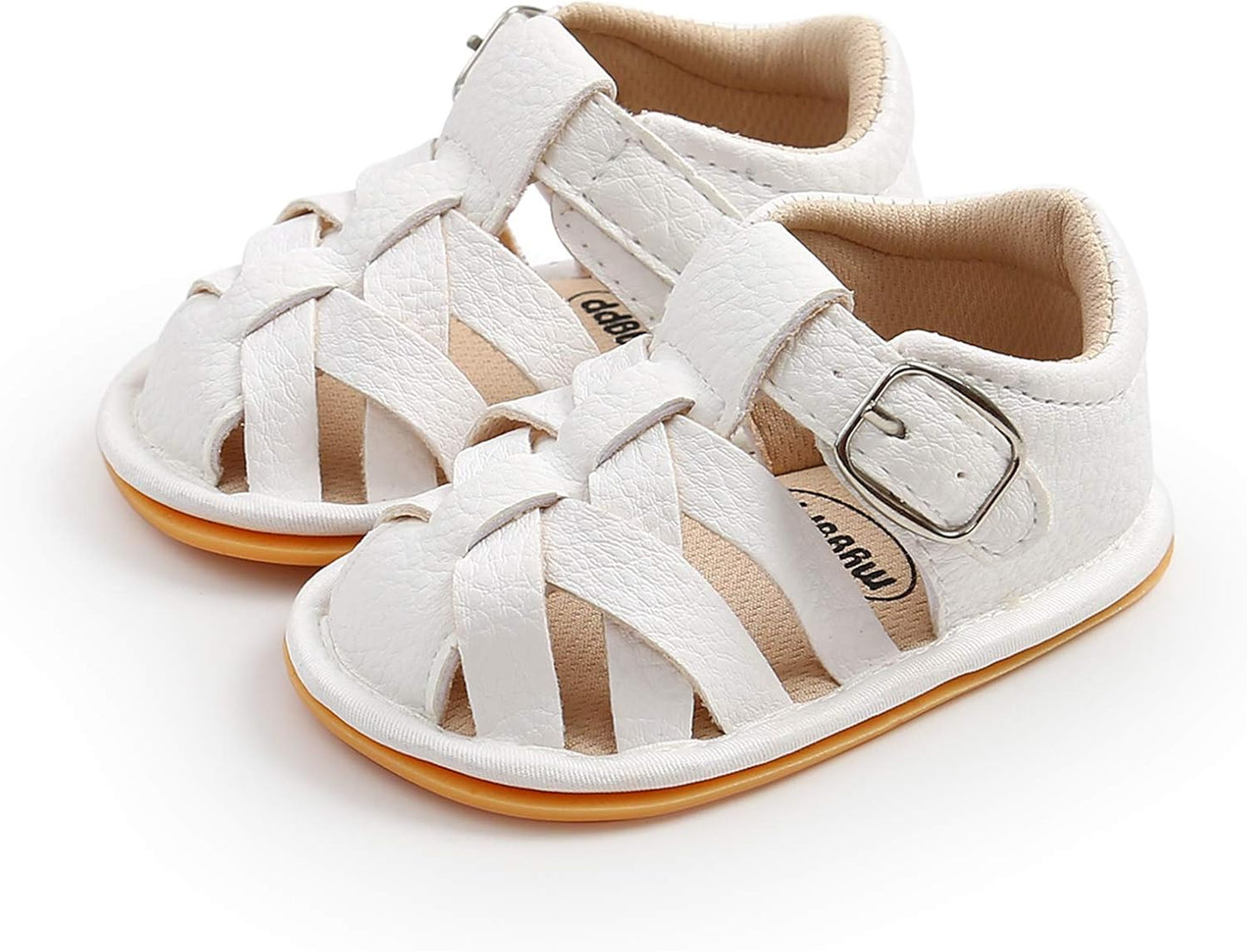 RVROVIC Babyschuhe für Jungen und Mädchen – Premium Weiche Anti-Rutsch Gummisohle für Säuglinge – Sommer Outdoor Sandalen für Kleinkind Erste Walker