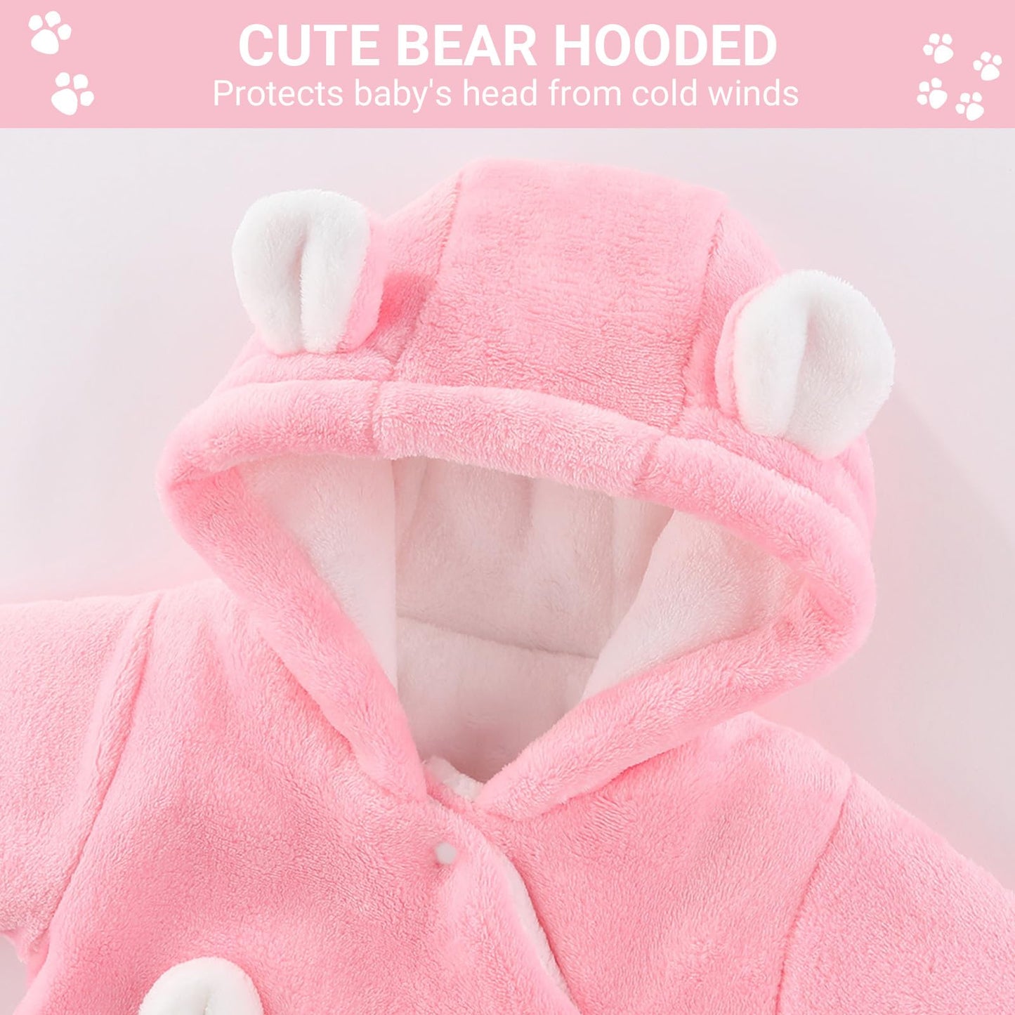 Baby Overalls Winter Schneeanzug Baby Flanell Wärmer Winter Overalls Overall für Jungen Mädchen