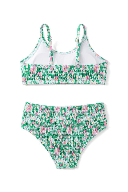 Arshiner Mädchen Bikini-Set Sommer Kinder Badeanzuge Zweiteiliger Mode Tankini Hautfreundlich Atmungsaktiv Bikinis für Mädchen 5-14 Jahre