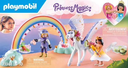 PLAYMOBIL Princess Magic 71360 Heavenly Baby Cloud, Magic Nursery in the Clouds, Includes Baby Cradle, Rocking Horse, Teddy Bear and More, Toy for Children from 4 Years