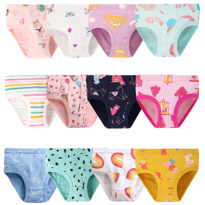 JackLoveBriefs Mädchen Unterhosen Bequeme Slips Baumwolle