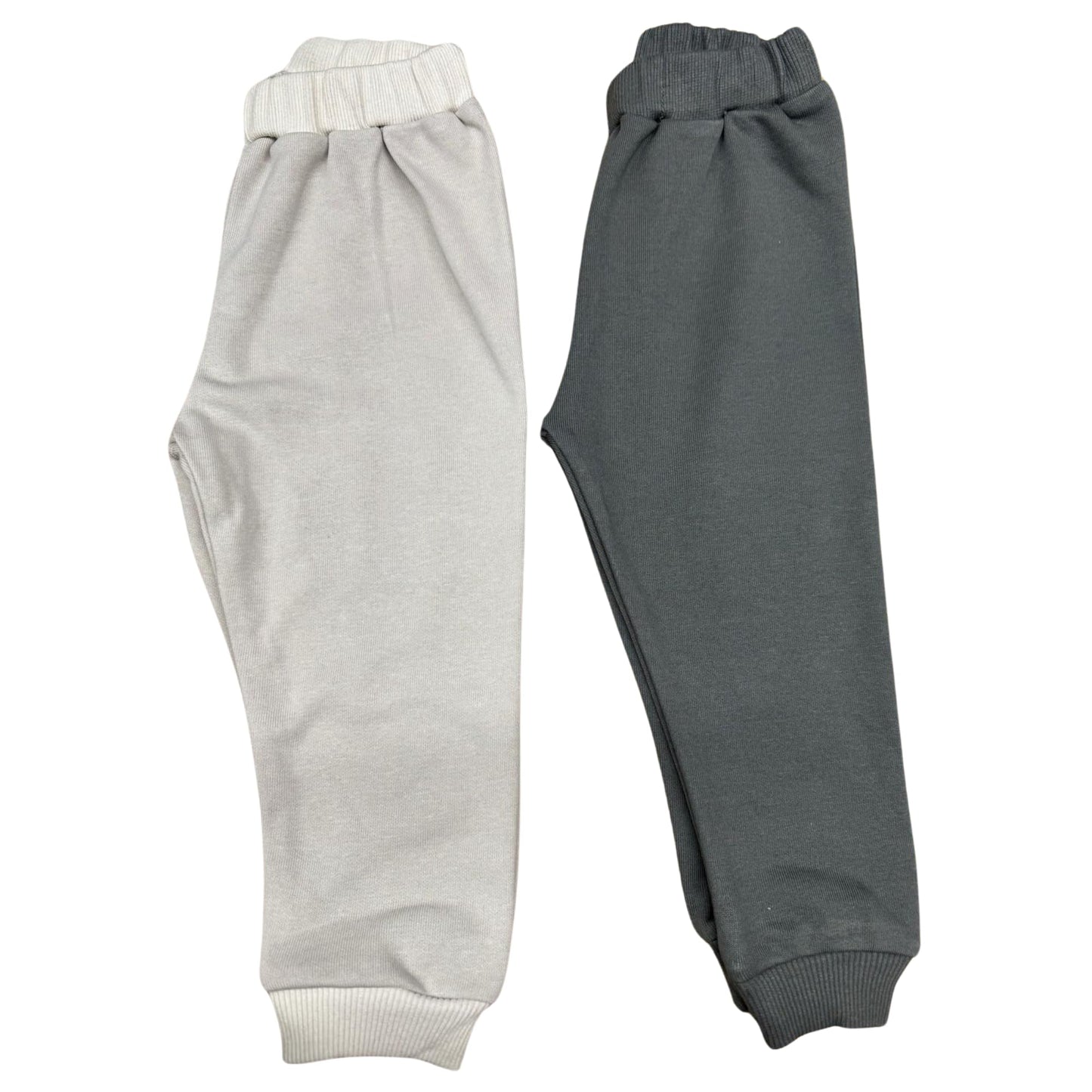 100% Baumwolle Babyhosen Kinderhosen | 2 er-Pack Lässig Sweathose Weiche und Bequeme Babykleidung für Jungen und Mädchen