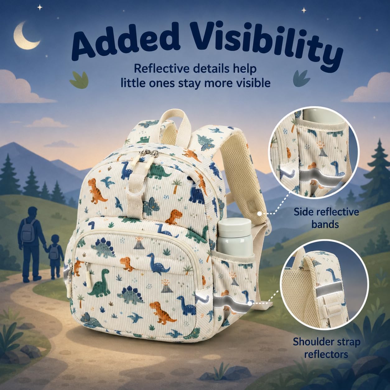 Kinderrucksack Jungen Kinder Rucksack Tagesrucksack Vorschulrucksack Kindergartentasche Schulrucksack für Schule Kita 38cm 3-8Y