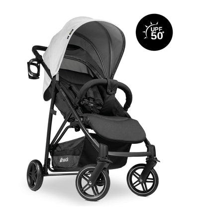 Hauck Rapid 4R Plus Buggy, XL Sonnendach UPF 50+, maximale Belastung 25 kg, Hauck Rapid 4R Plus Buggy, XL Sonnendach UPF 50+, maximale Belastung 25 kg, schnell klappbar, kompakt, höhenverstellbar, Getränkehalter, Liegeposition, großer Einkaufskorb