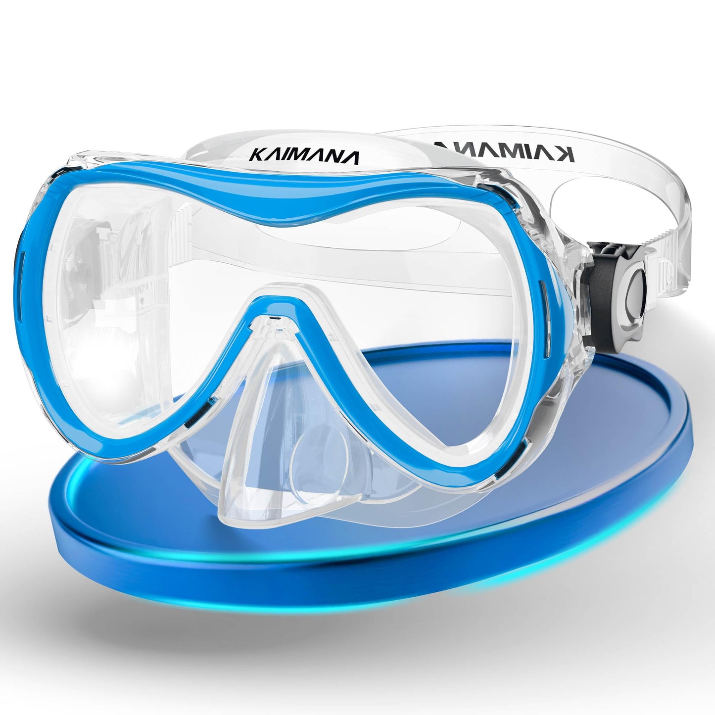 Das Neue KAIMANA® SeaExplorer Schnorchelset Kinder + Tragetasche, Taucherbrille mit Schnorchel, Taucherbrille Kinder, Alternative zur Schnorchelmaske Kinder, Taucherbrille mit Stoffband/Silikonband