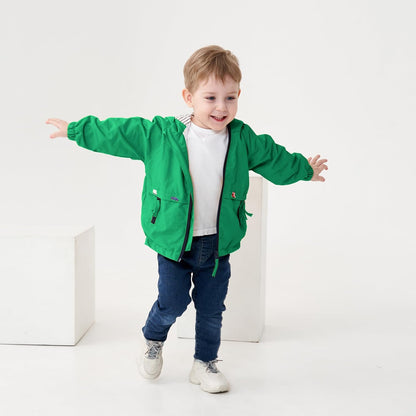 Volunboy Baby Kapuzen Jackets, Jungen Langarm Winddicht Mantel Cartoon Aufdruck Jacken