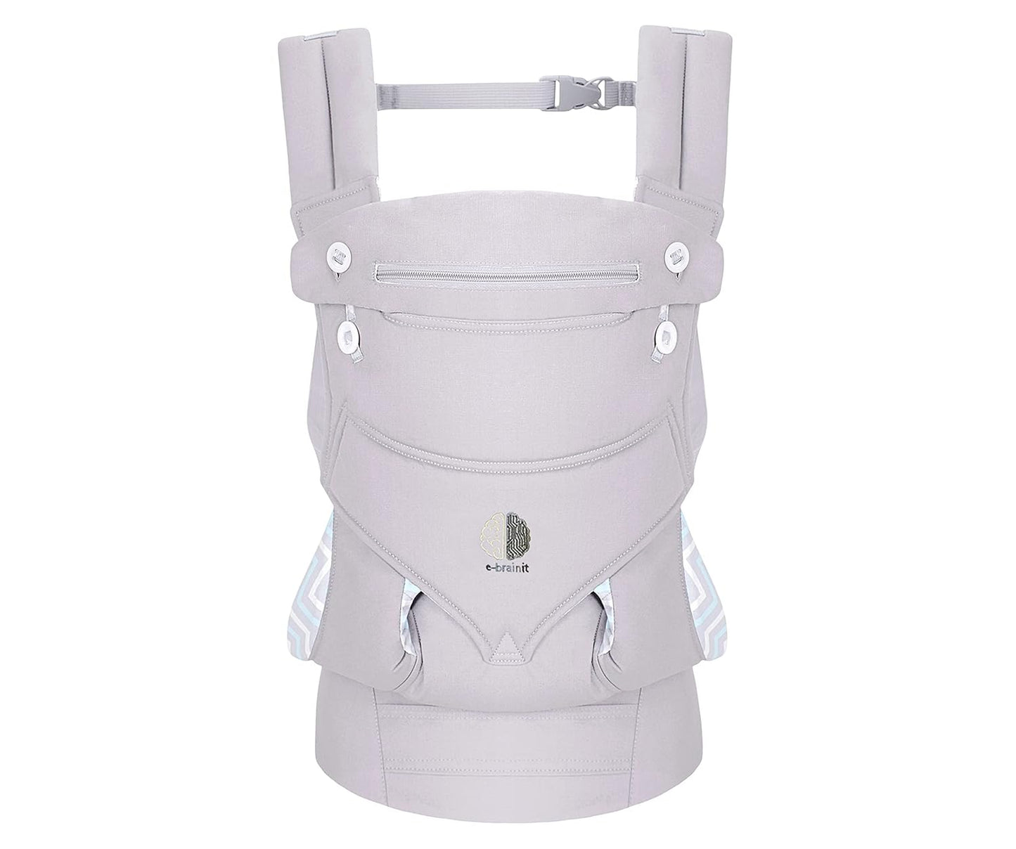 Babytrage Ergonomische Babytrage Neugeborene ab Geburt Neugeborenen-Trage 4 Positionen abnehmbarer/verstellbarer Kapuze trägt babys Beutel 100% Baumwolle
