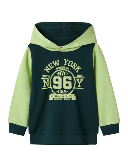 NAME IT Jungen Nmmveblock Ls Sweat Wh Unb Kapuzenpullover