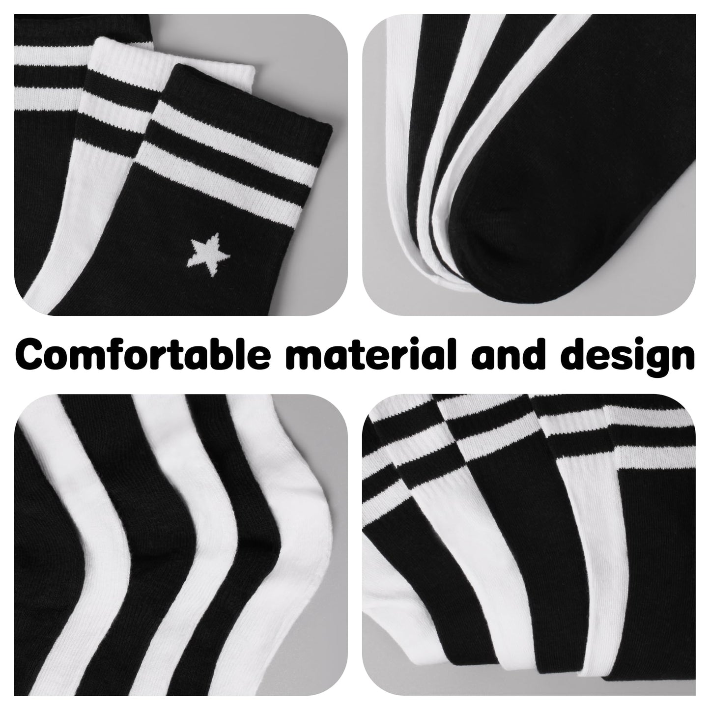 Libella 12 Paar Kindersocken Jungen Mädchen Sportsocken Fussball Wintersocken Baumwolle bunt Cotton modische makronen Füßlinge 2889VA