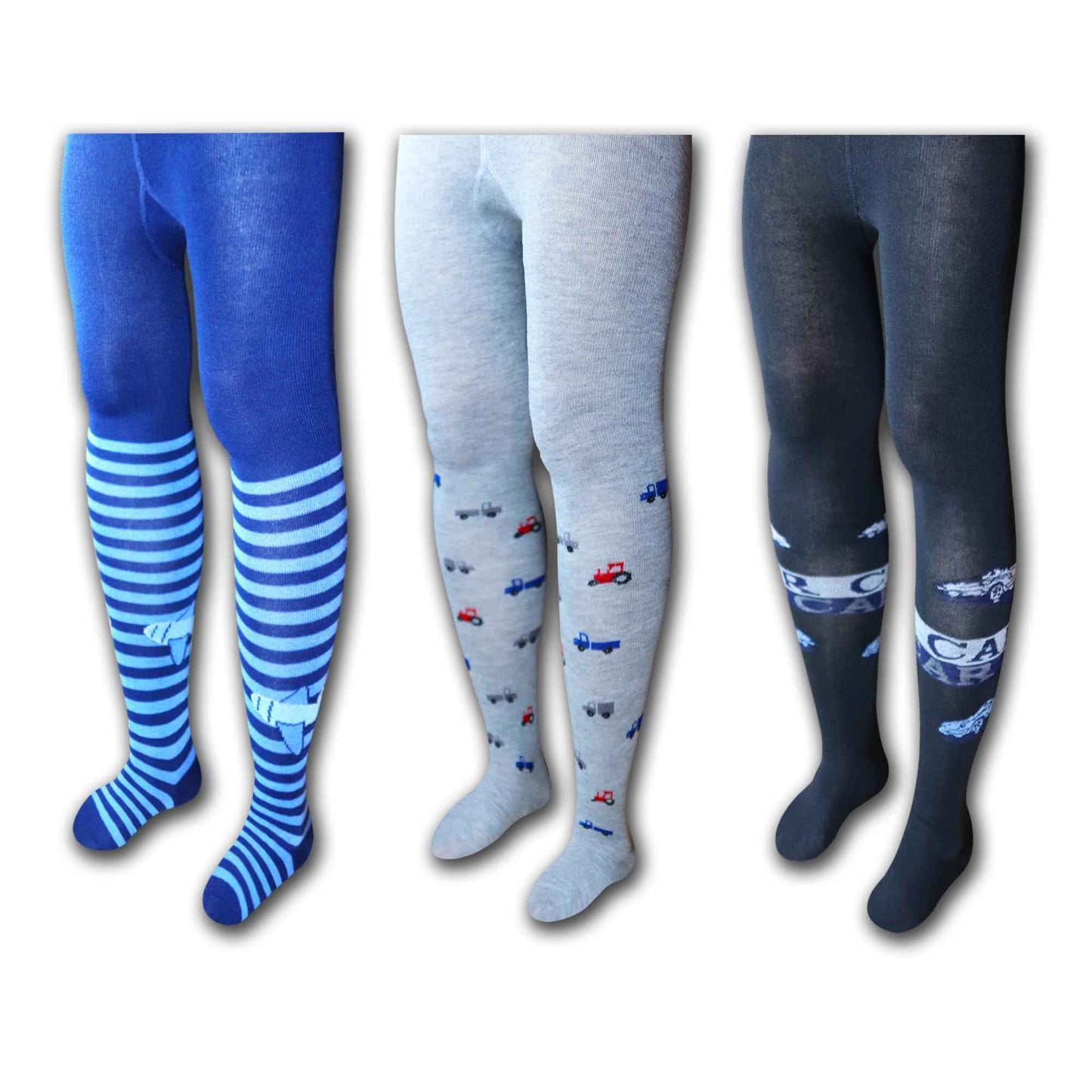 MRCC 12777 Pack of 6 Boys' Children's Knitted Tights Fine Knitted Cotton