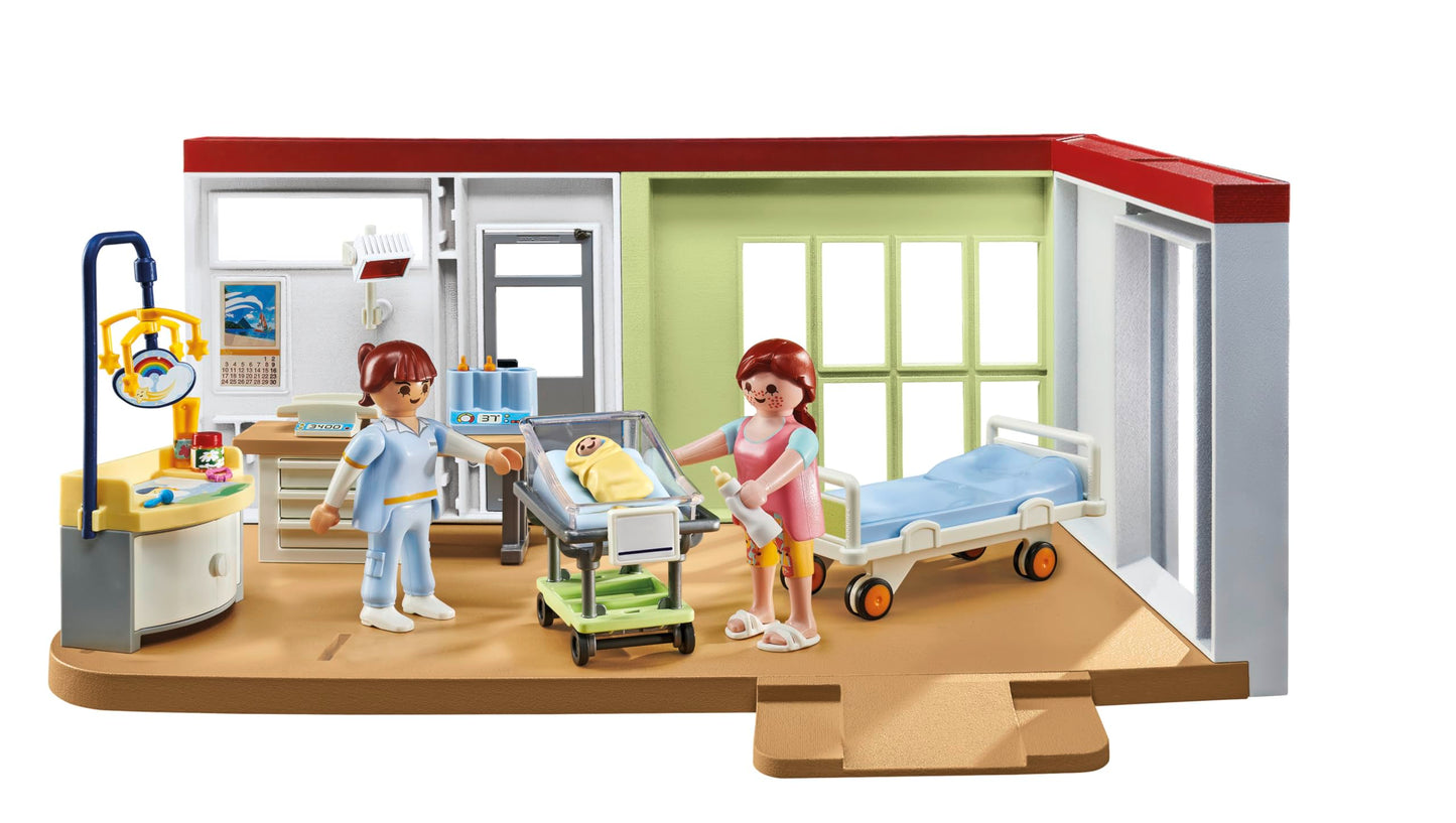 PLAYMOBIL | Action Heroes | Kinderarzt mit Teddybär | nachhaltiges Spielzeug für Kinder ab 4 Jahren | 71619