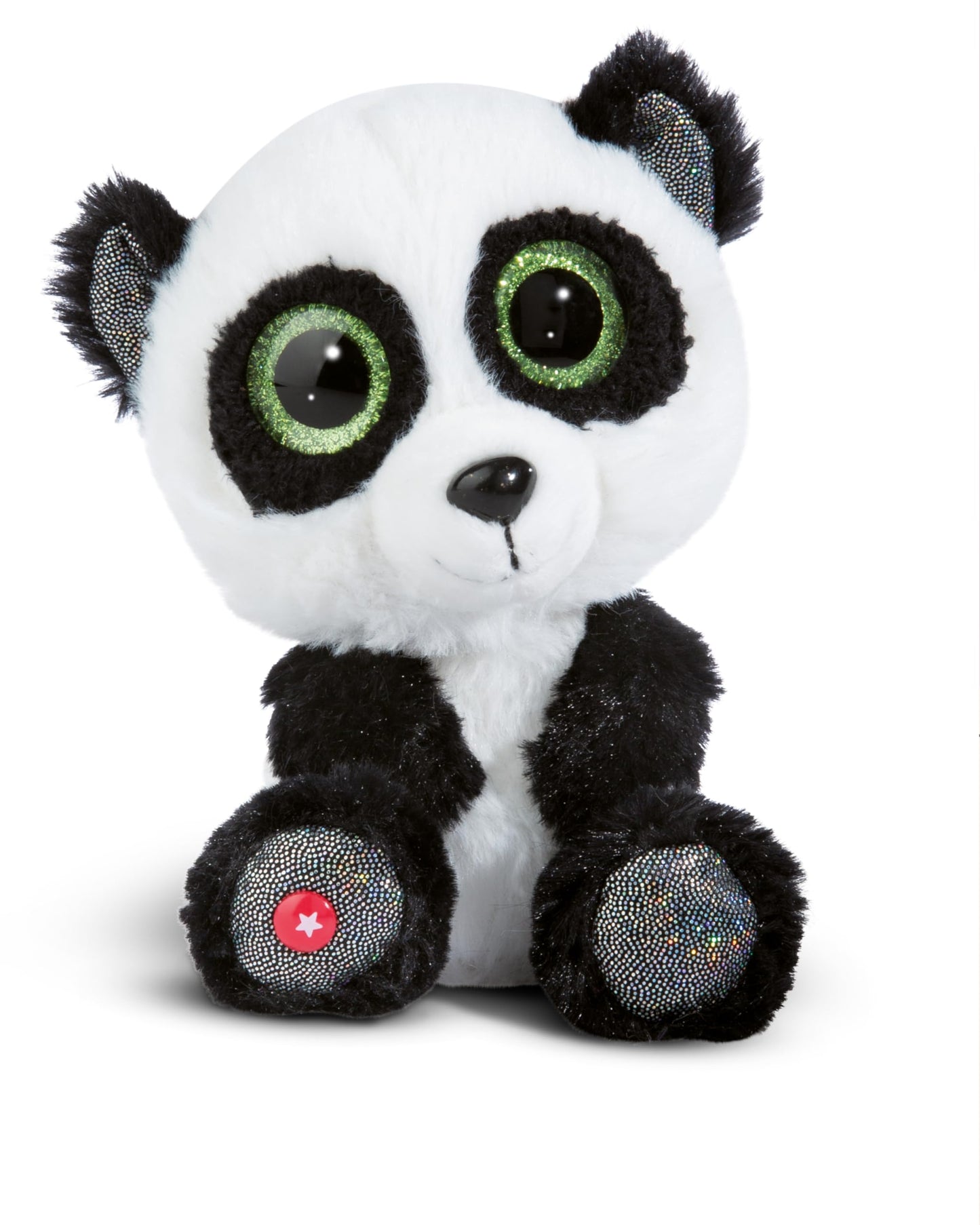 NICI GLUBSCHIS Lynx Lenzo 15cm - Dangling cuddly toy lynx with big glittery eyes - 49295 