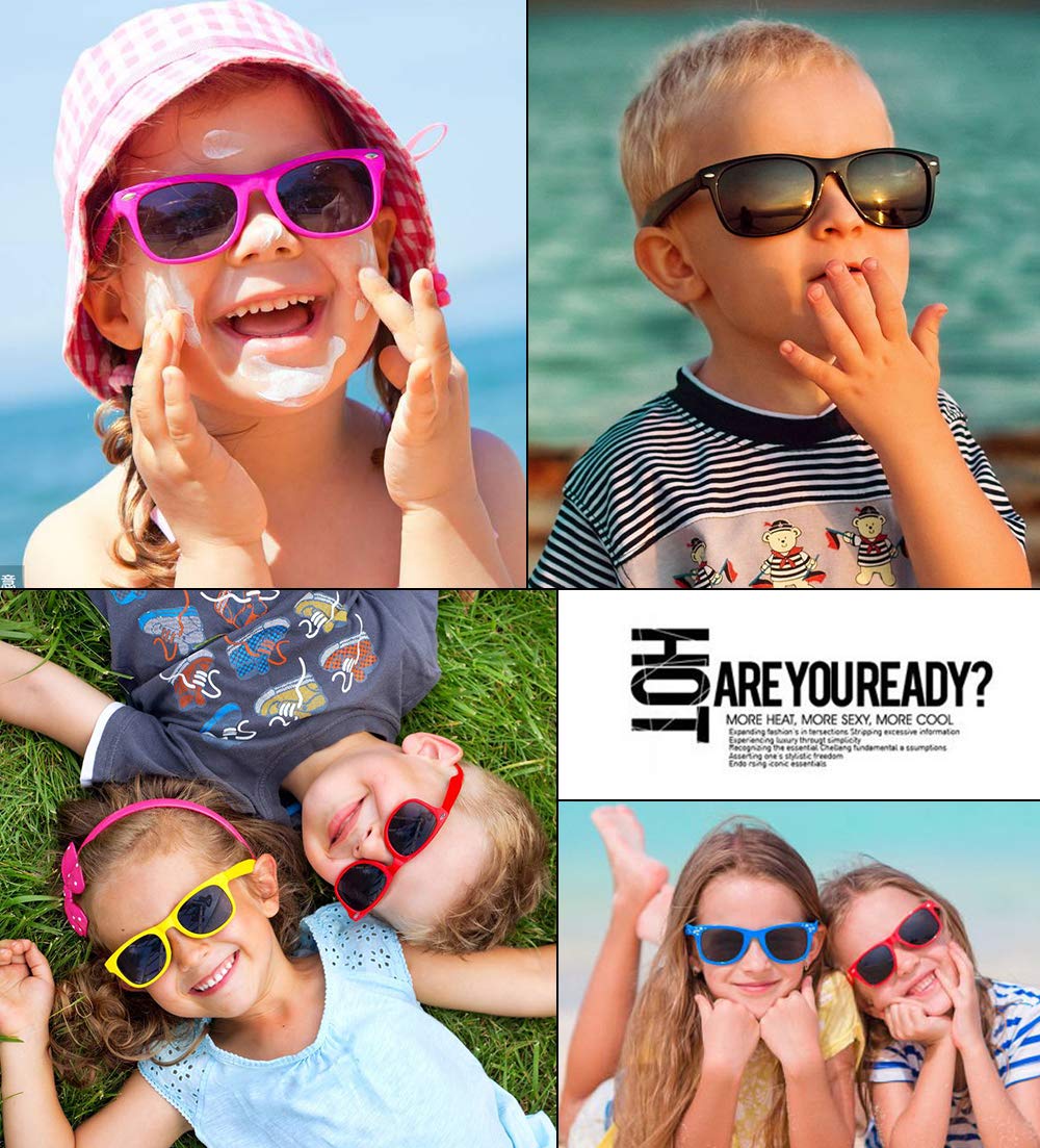 ALWAYSUV Children's Polarised UV Protection Fashion Comfortable Sunglasses for Boys / Girls Age 3-10 Years