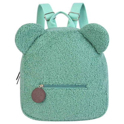Aomig Plüsch Rucksack Kindergartenrucksack Kleinkindrucksack Kindergarten Schultasche für Jungen Mädchen Kinder Tierischer Kinderrucksack Tier Cartoon Mini Tasche Kinder Rucksack für Baby 2-6 Jahre
