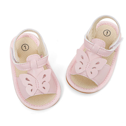 LACOFIA Babyschuhe für Mädchen – Sommerblumen Sandalen für Kleinkinder