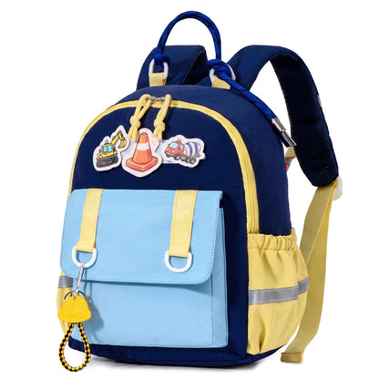 PROTAURI Kindergartenrucksack Mädchen 3-7 Jahre 11.6L Katze Hase, Rosa | mit Brustgurt reflektierend wasserabweisend leicht atmungsaktiv ergonomisch DIN A4 3D Patches 3D Tier Design
