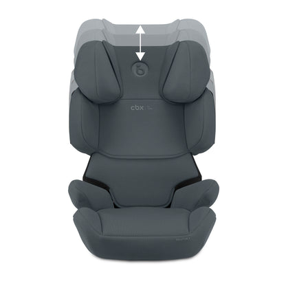 CBX by CYBEX Kinder-Autositz Solution X i-Fix, Für Autos mit und ohne ISOFIX, Ab ca. 3 bis 12 Jahre (100 - 150 cm), Ab ca. 15 bis 50 kg, Rot - Meloni2