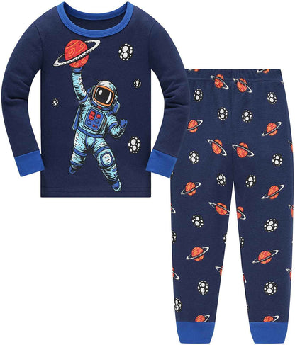 Boys Pyjamas Dinosaur Children's Sleepwear Long Sleeve Cotton Winter Christmas Pyjama Set Size 92-152, 1-12 Years