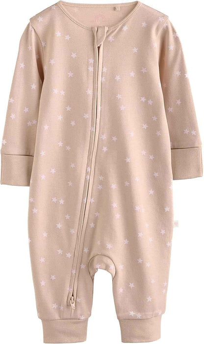 NEXT Baby Mädchen Babyschlafanzüge mit Zweiwege-RV, 4er-Pack