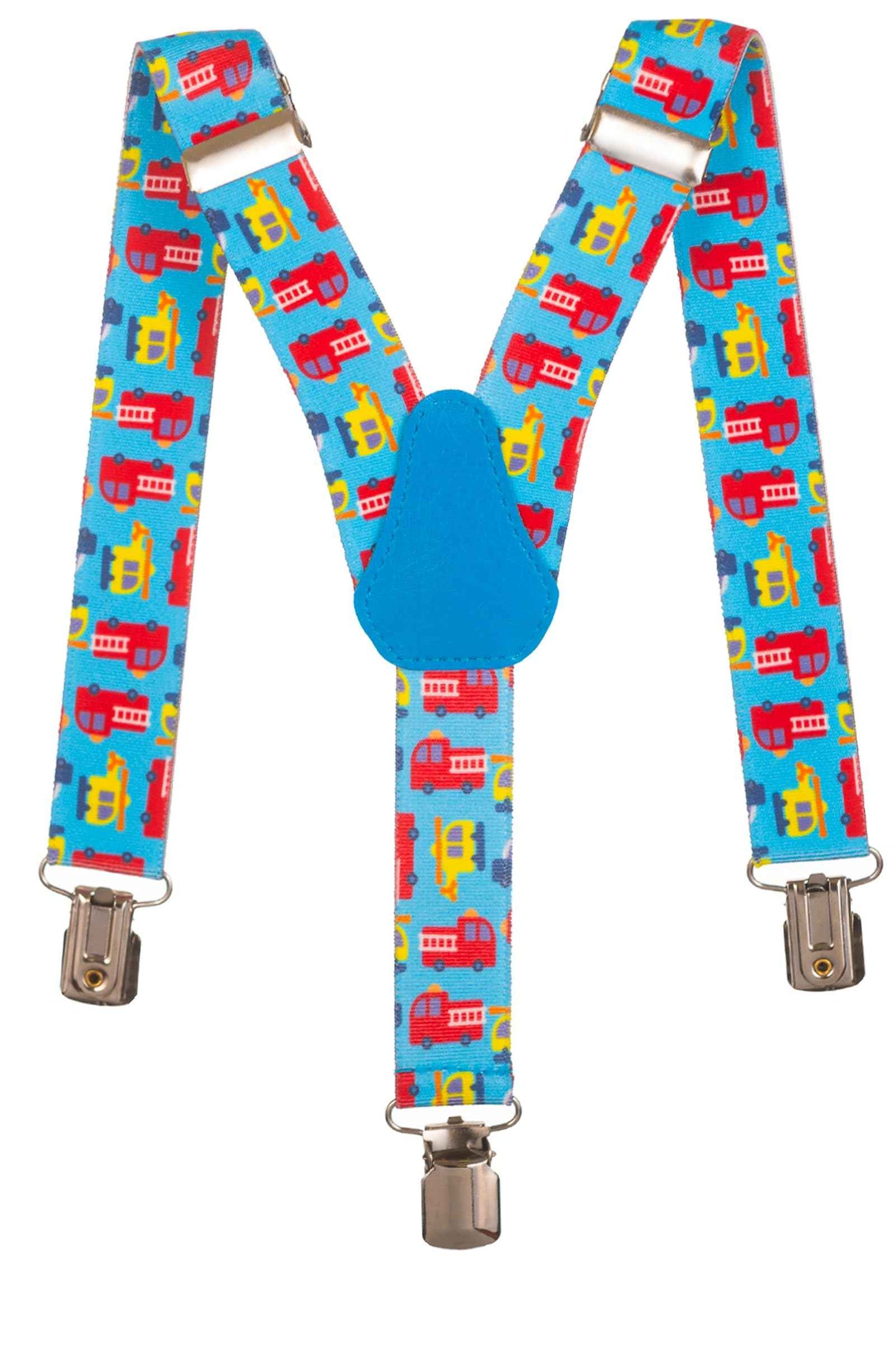 Kids Fire Engine Braces | Elastic Y Braces (1-5 Years) - 2.5cm
