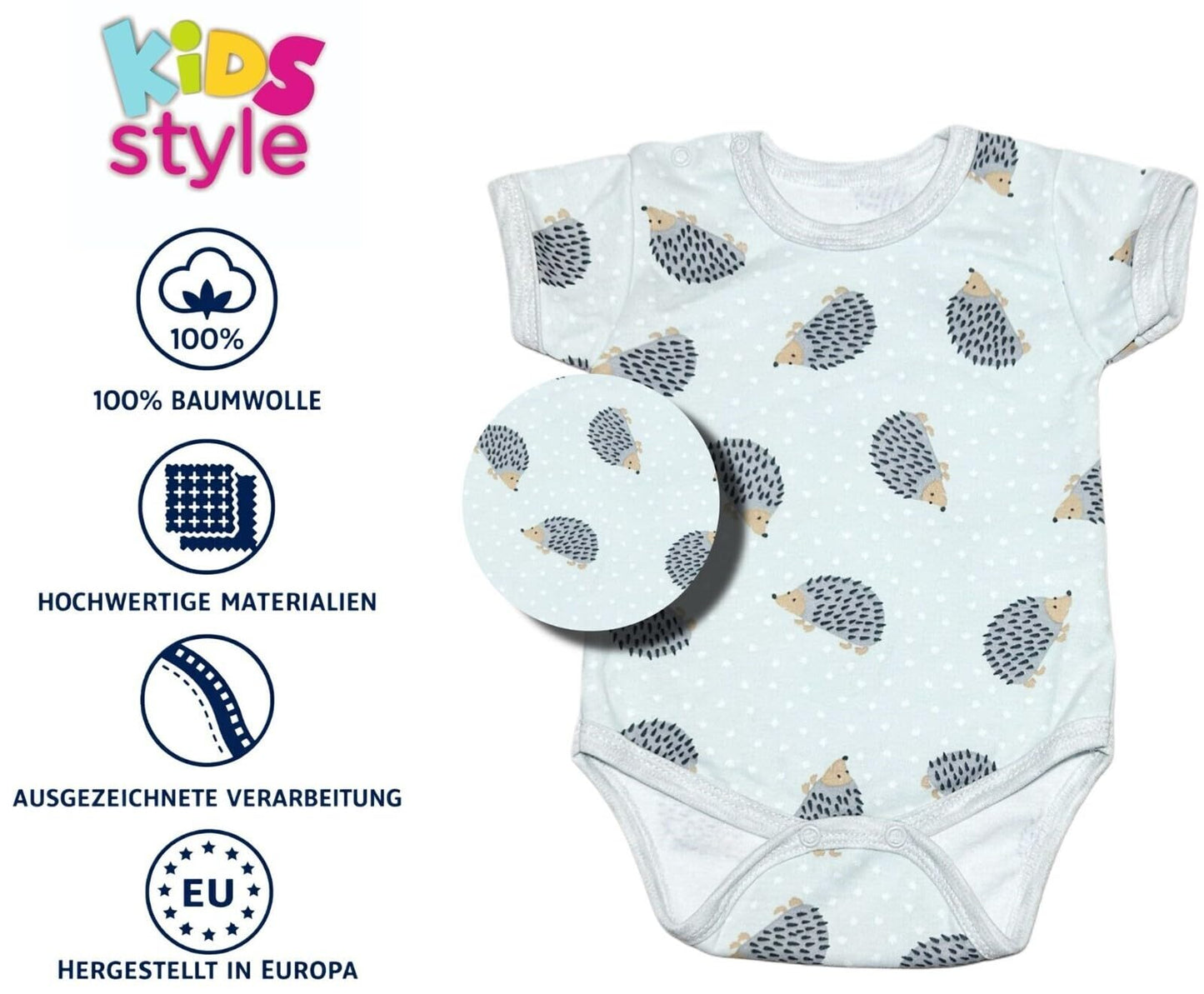 Baby Jungen Kurzarmbody Reine Baumwolle Body Set
