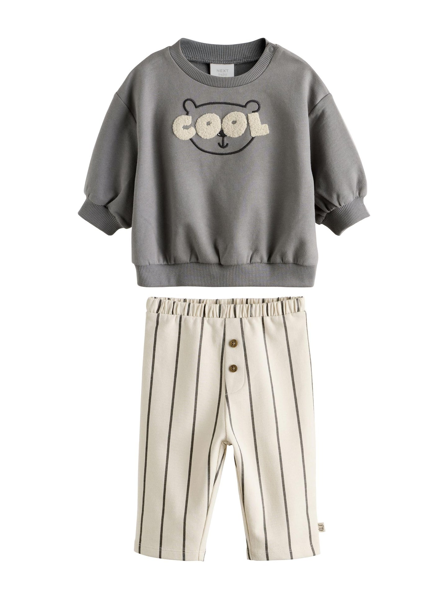 Next Baby Jungen Baby Jogginghose und Sweatshirt im Set