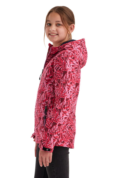 Killtec Girls' Softshell Jacket Print Softshell Jacket / Outdoor Jacket with Hood