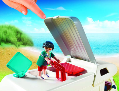 PLAYMOBIL | Family Fun | Familien-Wohnmobil | mit abnehmbaren Dach | Spielzeug für Kinder ab 4 Jahren | 70088