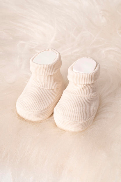 Generisch Baby Krabbel- Hausschuhe - Schuhe Neugeborene - Baumwolle - Diverse Farben - Mädchen - Jungs