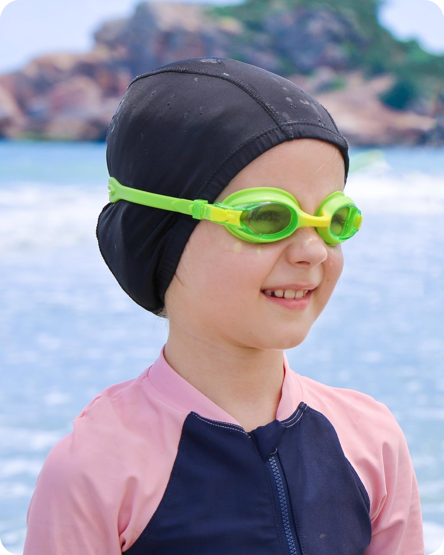 Findway Schwimmbrille Kinder,Schwimmbrille für Kinder Jungen Mädchen Junior, UV-Schutz Anti Nebel Kinder Schwimmbrille für Alter 3-12 Jahre