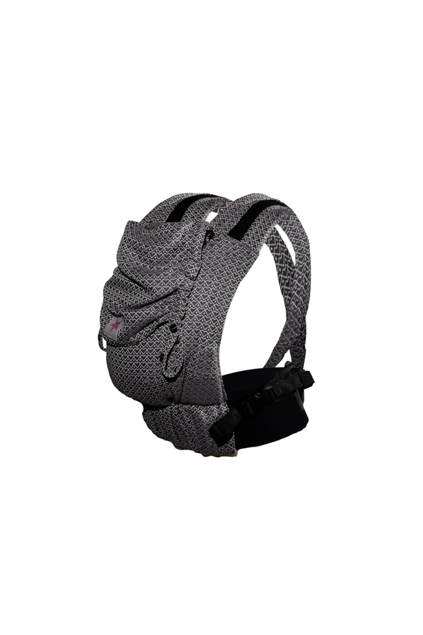 KOKADI Flip X Heart2Heart Cream (Unisize) - Die perfekte Kombi aus dem Komfort eines Fullbuckles und dem Tragen überkreuzt - Ab Geburt - 15 kg, handgefertigt aus 100% Bio-Baumwolle - Beige