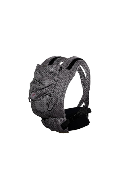 KOKADI Flip X Heart2Heart Cream (Unisize) - Die perfekte Kombi aus dem Komfort eines Fullbuckles und dem Tragen überkreuzt - Ab Geburt - 15 kg, handgefertigt aus 100% Bio-Baumwolle - Beige