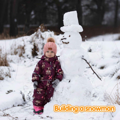 3-in-1 Children's Winter Hat Scarf Gloves Set