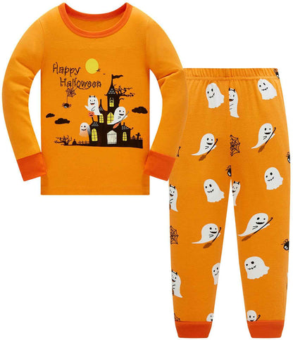 TEDD Boys’ Pyjamas, Dinosaur Long-Sleeve Two-Piece Pyjamas, Kids’ Cotton Pyjama Set, Winter, Christmas Sleepwear, Size 1–12 Years