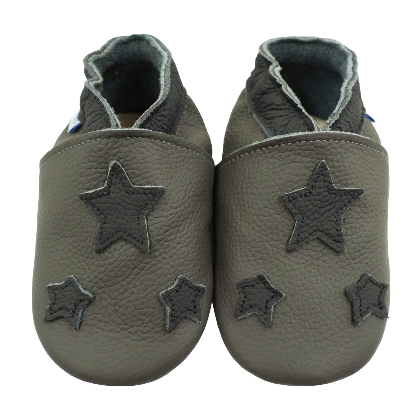YIHAKIDS Krabbelschuhe Baby Lauflernschuhe Jungen Mädchen Weicher Leder Babyhausschuhe Kleinkind rutschfeste Lederschuhe mit Gummisohle für Baby 6-12 Monate 12-18 Monate 18-24 Monate